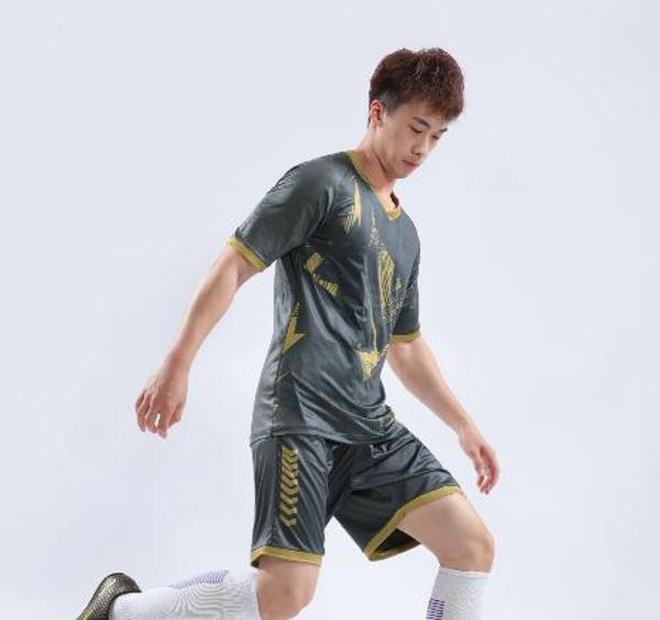 Branco Football Kits feito sob encomenda do Futebol Define personalizado Futebol Tops com shorts de formação de curta Funcionamento Futebol uniforme yakuda aptidão