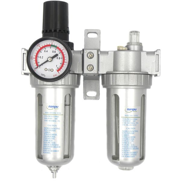 

pneumatic pressure air compressor air filter regulator lubricator moisture water trap oil-water separator
