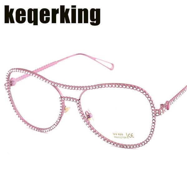 

clear glasses retro eyeglasses metal gold myopia eyewear women men spectacle frames optical glasses frame transparent lens, Black