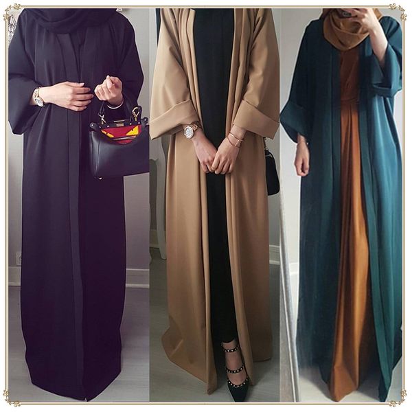 

abaya dubai muslim dress kaftan kimono bangladesh robe musulmane islamic clothing caftan marocain turkish uae eid gift part, Red