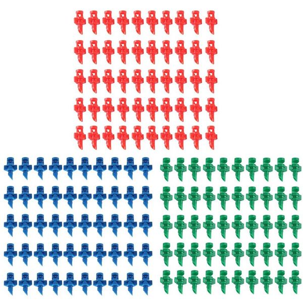 

lawn garden nozzle sprinkler, 150pcs micro-lawn water spray sprinkler irrigation system (90 degree,180 degree,360 degree