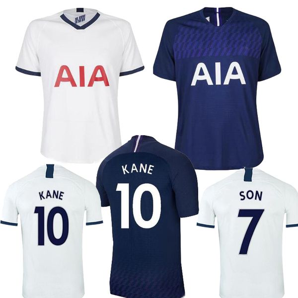 

2019 kane son dele lucas eriksen mens home white away camisa futebol origi maillot de foot football shirts soccer jerseys 19 20 size s-3xl, Black;yellow