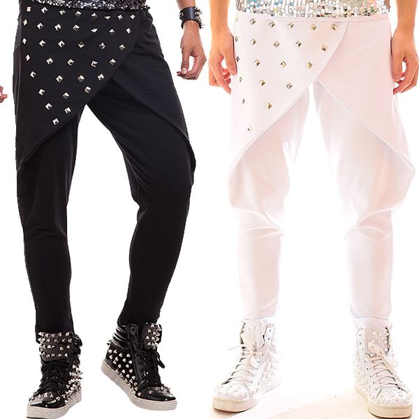 2019 Influx Male Dj Costume Lining Rock Harem Pants Hair Stylist