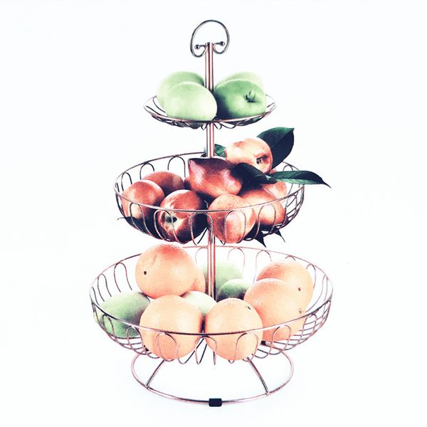 

3-tier cupcake stand wedding event party dessert display tower metal serving tray
