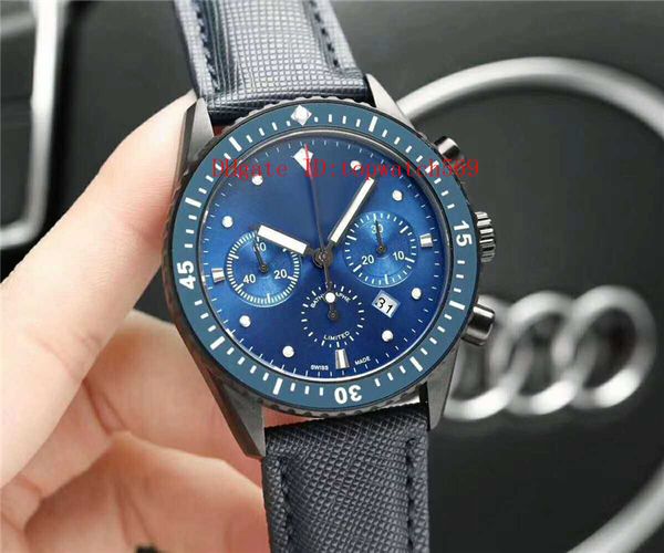 

fifty fathoms watch luxury watch diving watches swiss 7750 automatic chronograph 316l steel case sapphire crystal super luminous, Slivery;brown