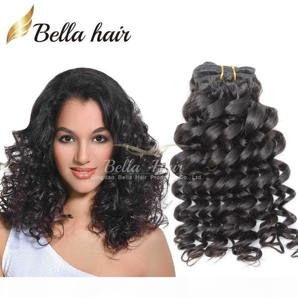 

bella hair 8a brazilian hair funmi baby curly spring curl dyeable black color human hairextensions 3bundles hair weave weft