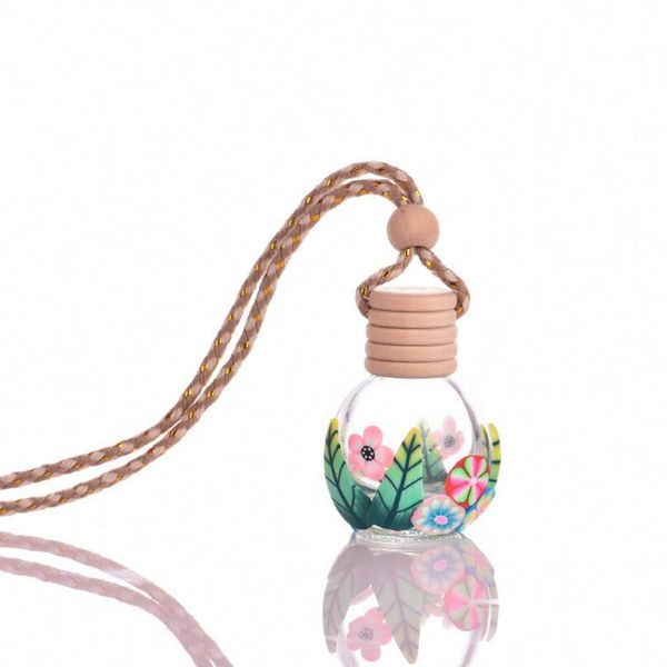 

100pc 8ml empty refillable car hang decoration gla e ence oil perfume bottle new