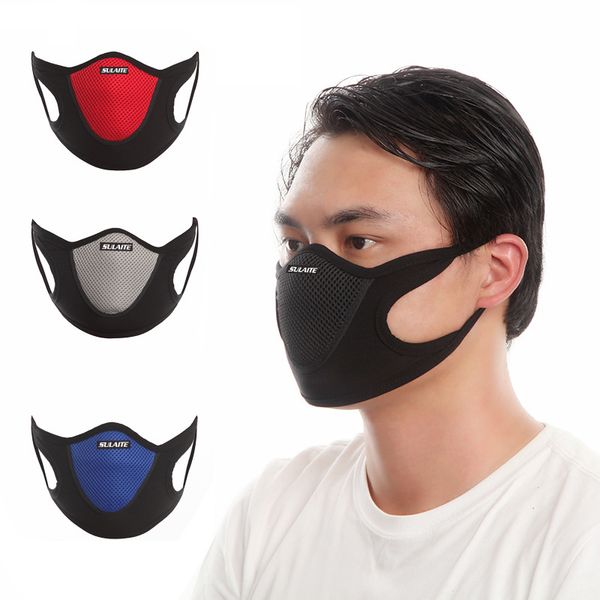 

pm2.5 mouth mask anti dust mask activated carbon filter windproof mouth-muffle flu face masks care, Black