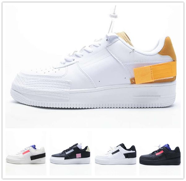 

new 2019 1 type 07 low mens running shoes men women black white skateboard shoes one 1s trainers sneakers size eur 36-46