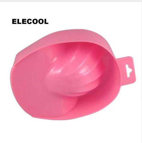 Elecool 1pc Tırnak Sanatı El Soaker Wash Bowl Polonyalı Çıkartma Manikür Diy Salon Tail Spa Banyo Manikür Araçları