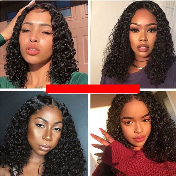 

женские бразильские волосы длина плеча стиль короткие вьющиеся парики африканск