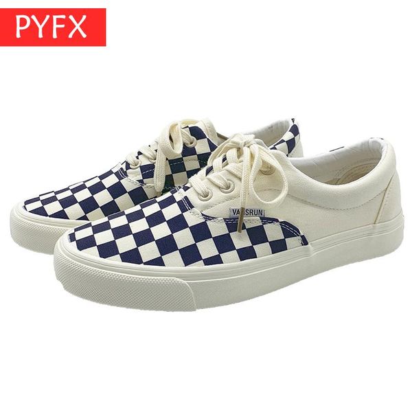 

summer korean trend red plaid canvas shoes women's outdoor leisure low help joker shallow mouth retro breathable flat flats, Black