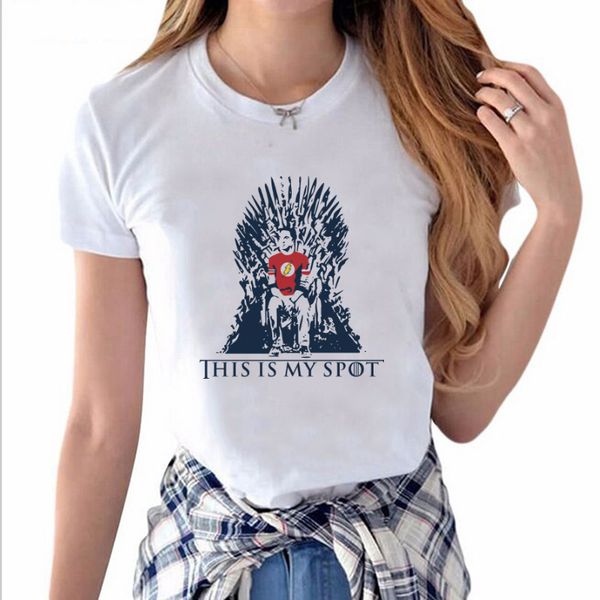 

wholesale 2020 summer brand this is my spot women's short sleeve white print men's t-shirt