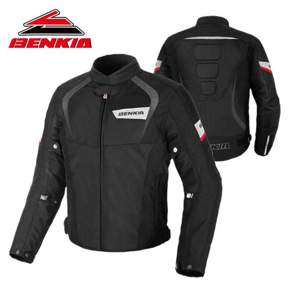

benkia motorcycle jacket 7pcs gear motocross off-road racing spring summer men moto motorbike riding moto clothing coats