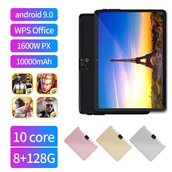 

brand new 10-inch google play tablet android 9.0 ten-core 4g phone gps wifi bluetooth 2.5d tempered glass 2560*1600 ips tablet