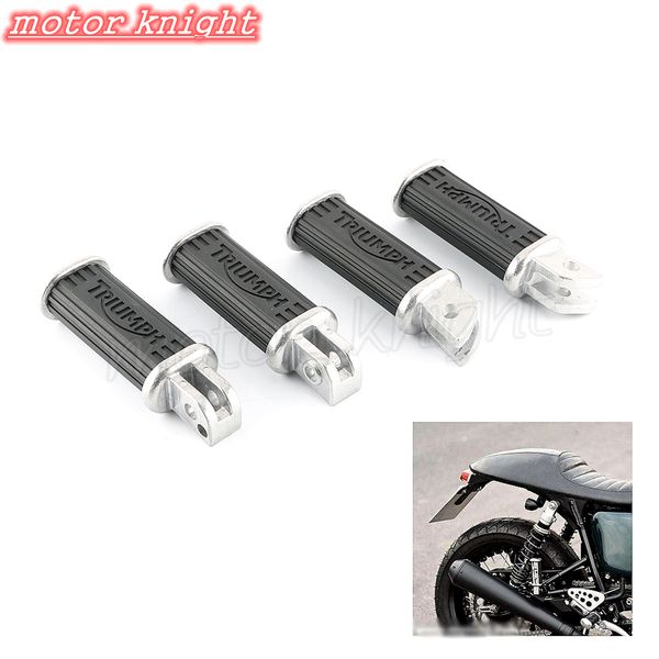 

front & rear footpegs seat passenger rider driver foot pegs rests for thruxton900 thruxton100 t100 t900 2011-2017