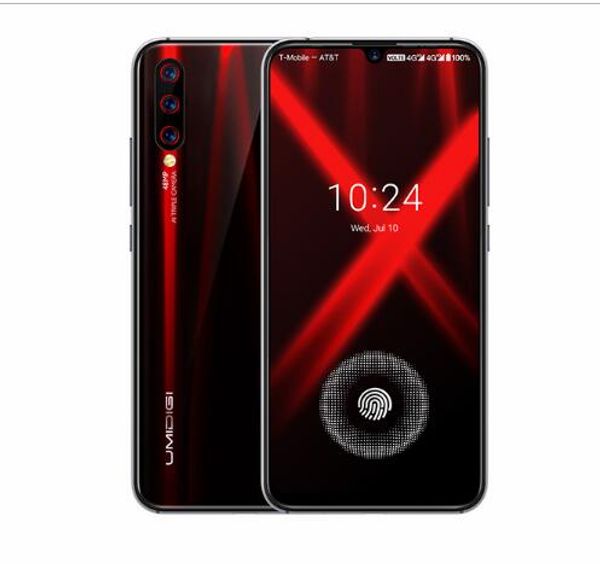 

UMIDIGI X In-экран Fingerprint 6,35 AMOLED 48MP Тройной Камера заднего вида 128GB NFC мобильный телефон Android 9.0 4G смартфон разблокирован сотовый