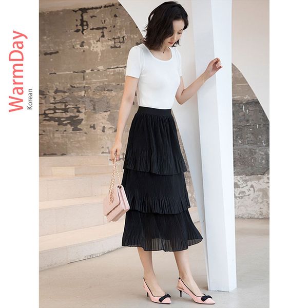 

warmday 2019 summer clothes for womens long tulle skirt jupe femme black skirts yami kawaii lolita clothing festival bohobohemia