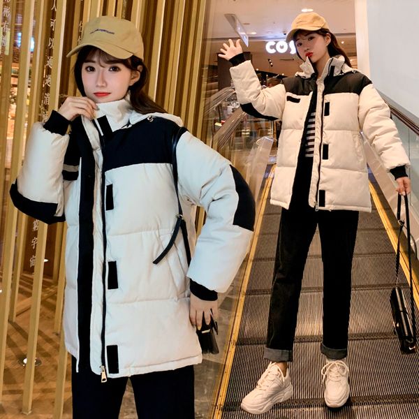 

2009 new korean leisure coloured down dresses women's fashion short coloured bread outerwear, Black