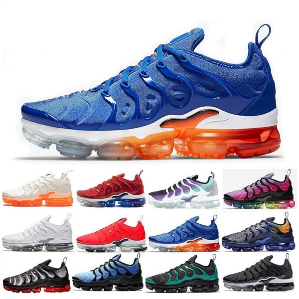 

2019 TN Plus Men&women Designers Trainers Casual Silver Triple s Black White Cool Grey Hyper Violet Grape mens Running Shoes size 5.5-11