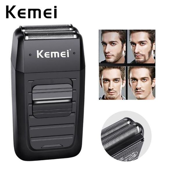

kemei powerful men electric shaver beard rechargeable reciprocating shaver for men shaving machine diy haircut face care