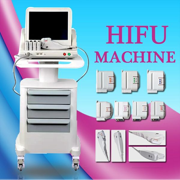 

professional ultrasound hifu high intensity focused ultrasound machine with three or five cartridges for face lift hifu body slimming