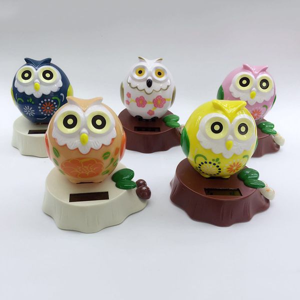 

car accessories, solar energy shake heads, owls, auto parts, front windshield operation platform, creative doll accessories, hol