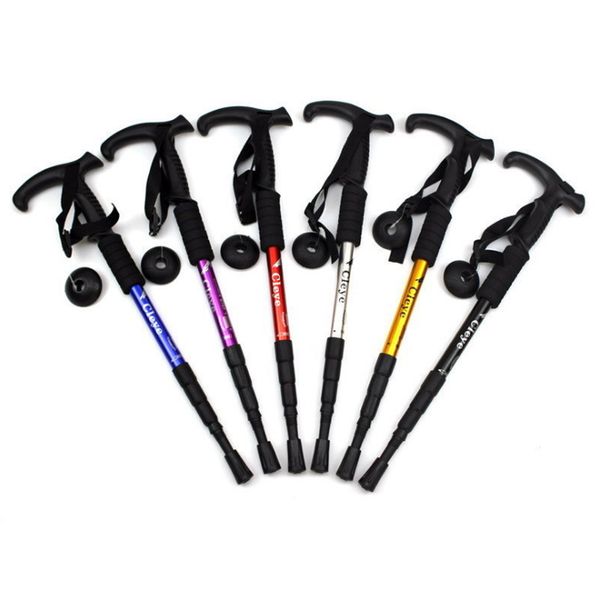 

2019 aluminum cane non-slip retractable single cane climbing height adjustable ultra light suitable for the elderly