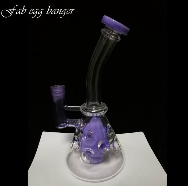 USA Fab egg Bong in vetro esosfera Matrix perc ball rig Tubi d'acqua fumatori Dab rigs oil Rigs Bong Beaker Base bong spedizione gratuita