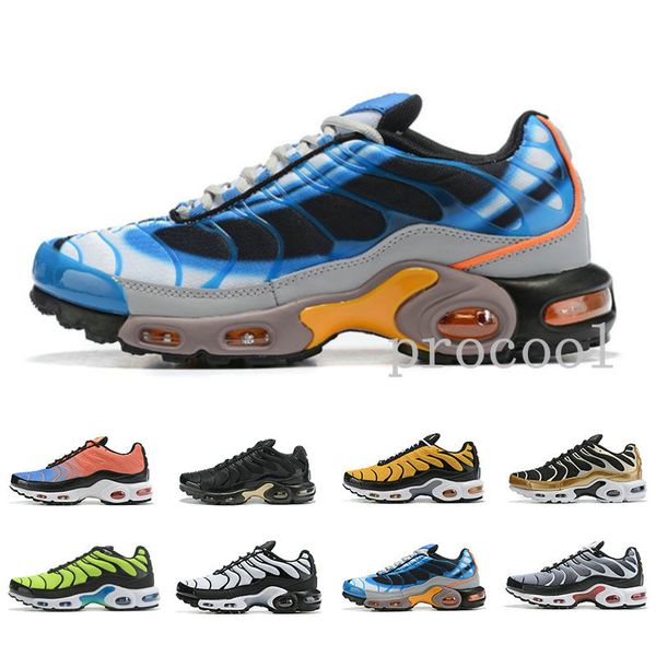 

2020 chaussures tn plus men running shoes se white black orange volt color flip hyper crimson ultra mens tns sports trainers sneakers 7-12