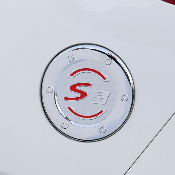 

used for 2014-2016 jac s3, decorative fuel tank cap, stickers, abs material, ing