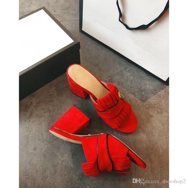 

new women beach leather slippers slingback shoes high-heeled pumps designer summer women open toe sandals 35-40, Black