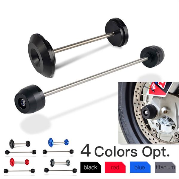 

motorcycle front rear axle fork wheel slider crash protector for r 1200 r 1200 2015-2019 2018 for 1250 2019 2020