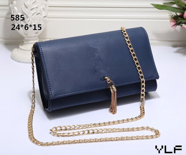 

new styles women pu leather bag chain crossbody bags tote totes for girls single shoulder bags wallet purse size24*6*15cm 585#