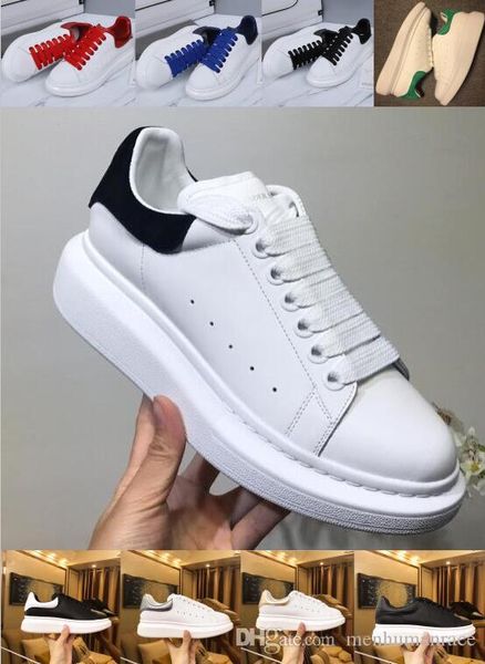 

black white mens womens chaussures shoe beautiful platform casual sneakers shoes leather solid colors dress shoe