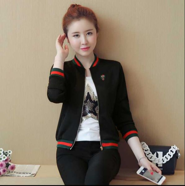 

Куртка женская весна и осень 2019 года новая женская корейская мода свитер дикая ма