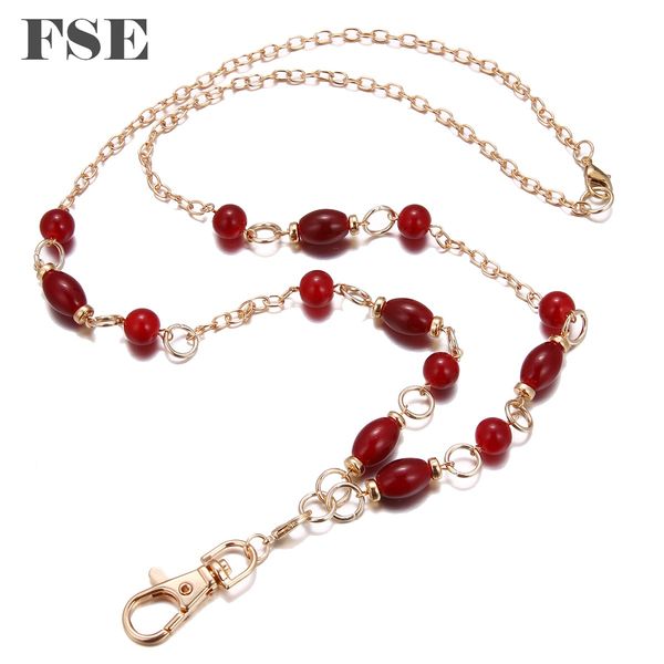 

wholesale multi styles office id holder working lanyard necklace badge id card key holder neck straps key chains beads necklace jewelry 001g, Silver