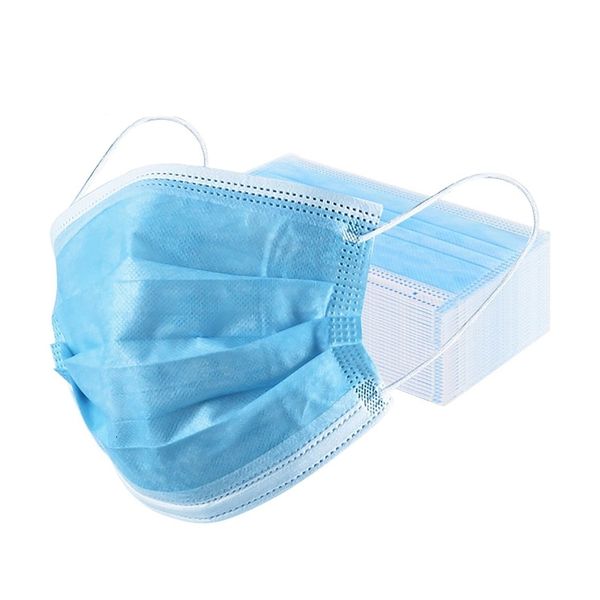 

dhl ship stock blue whitenon woven face masks three jason mask layers dust waterproofply soft breathable ed69