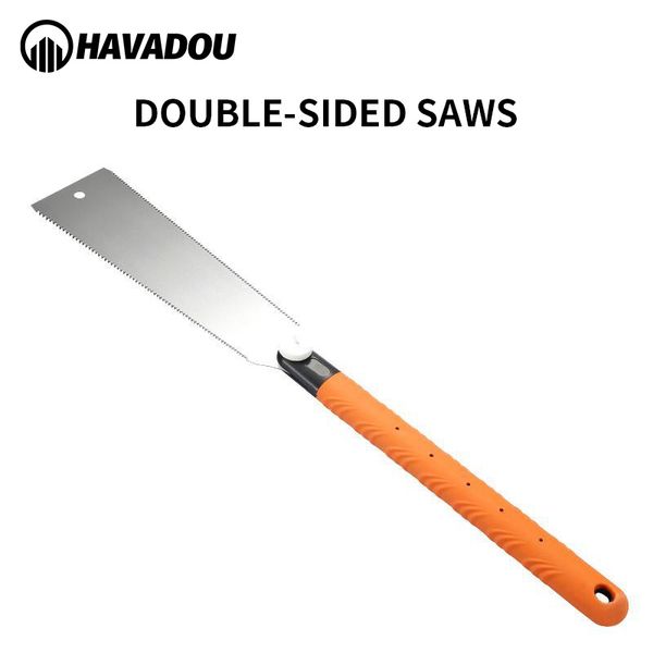 

havadou hand saw wood cutter for tenon bamboo plastic cutting woodworking tools 1pc garden pruning 3-edge teeth logging saw