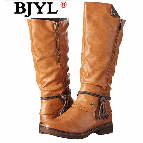 

2020 women winter mid-calf boots pu leather winter shoes ladies fashion snow boots shoes thigh high suede warm botas woman, Black