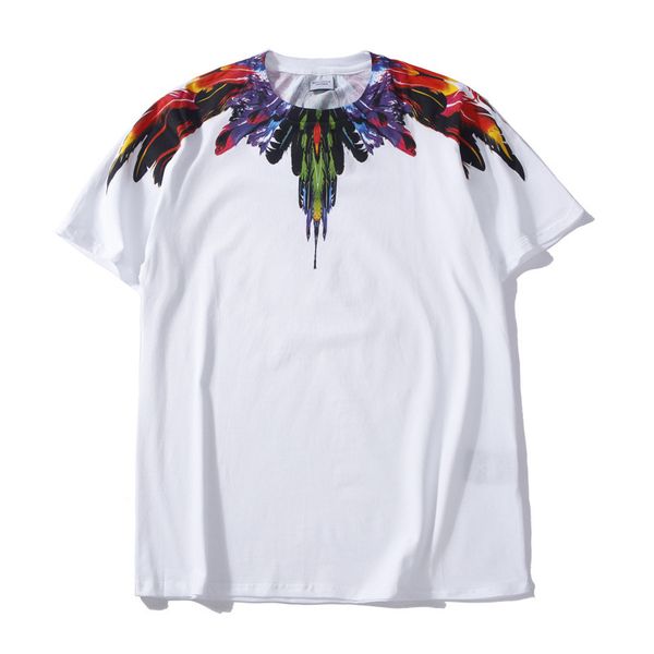 

Mens Summer Peacock Feather Print Tshirts Designer Crew Neck Short Sleeve Loose Relaxed Clothing Fashion Homme Tees