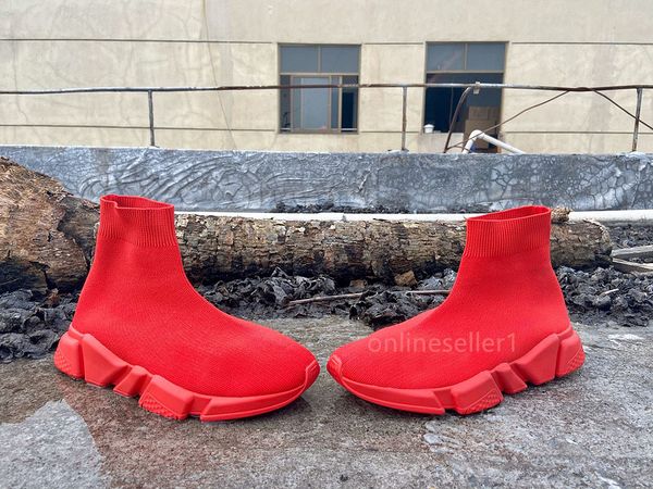 

luxury women mens sock shoes casual shoes new fashion high low red white triple black colorful grey sock shoes for women men
