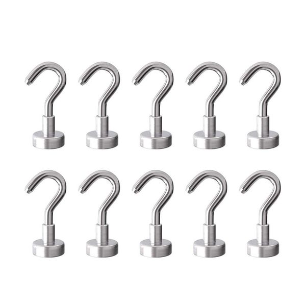 

magnetic hooks heavy duty neodymium hanging mighty magnetic hooks d16 (10 packs