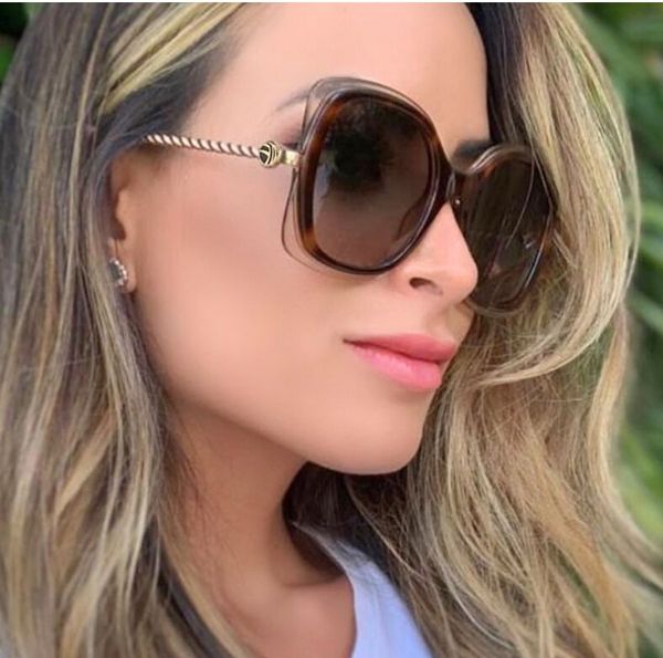 

new type of spectacle leg twist technology metal square sunglasses all-around fashionable female sunglasses personality glasses #4184, White;black