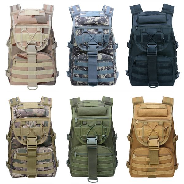 

35l tactical backpack outdoor hiking travel camping backpack molle camouflage tactical bag