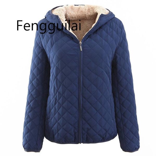 

2020 spring autumn 10 color women basic jackets coat female zipper fleece women cloths loose parkas plus size quality parkas, Black