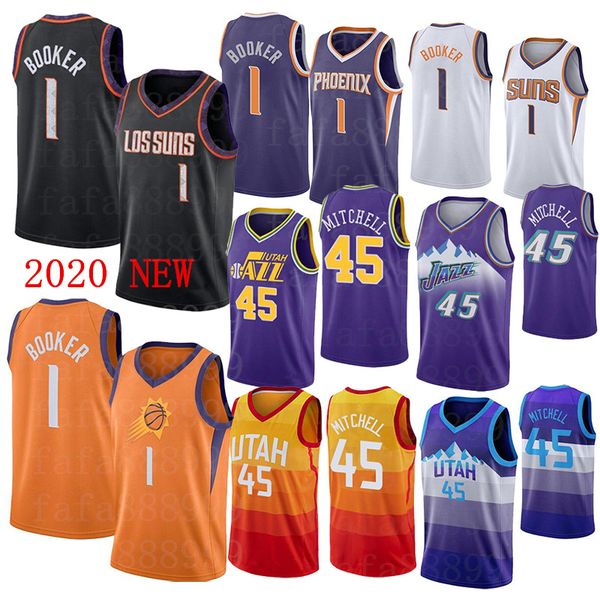 

НКАА мужские женские детские молодежные 2020 Донован 45 Митчел Джон Стоктон, Карл Мэлоун 12 32 1 Девин Букер мужчины колледж баскетбол кофта