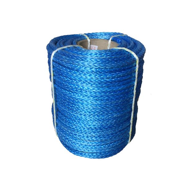 

8mm x 100m 12 strand extreme uhmwpe synthetic winch rope plasma rope for atv utv suv 4x4 4wd boat off-road