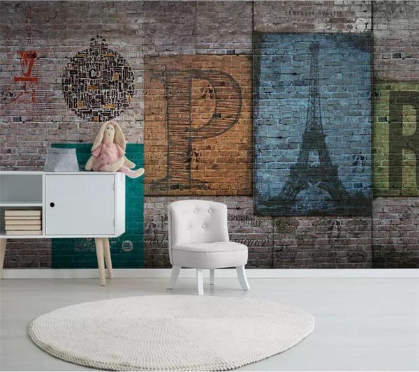 

custom wallpaper 3d murals modern minimalist retro abstract english tower full house p murals papel de parede 3d wallpaper