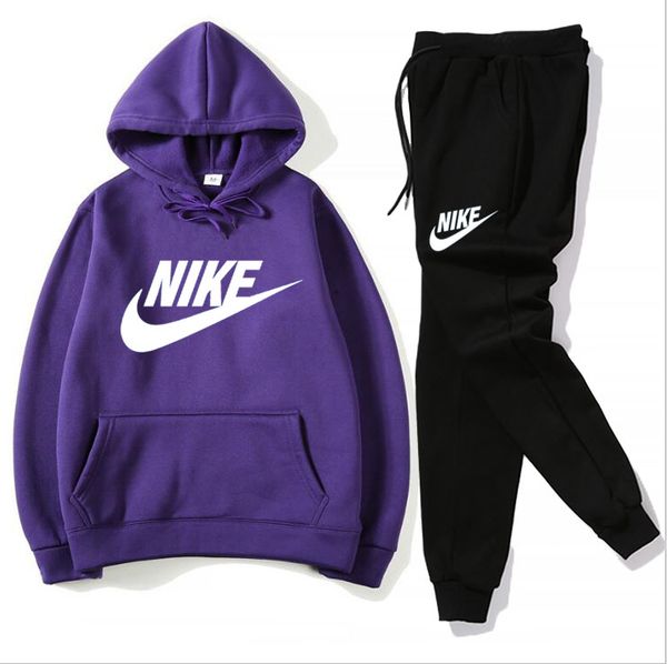 

no5 men women tom casual sport suit jacket hoodie pants sweatshirt and pant suit hoodie and set sweatsuit trousers, White